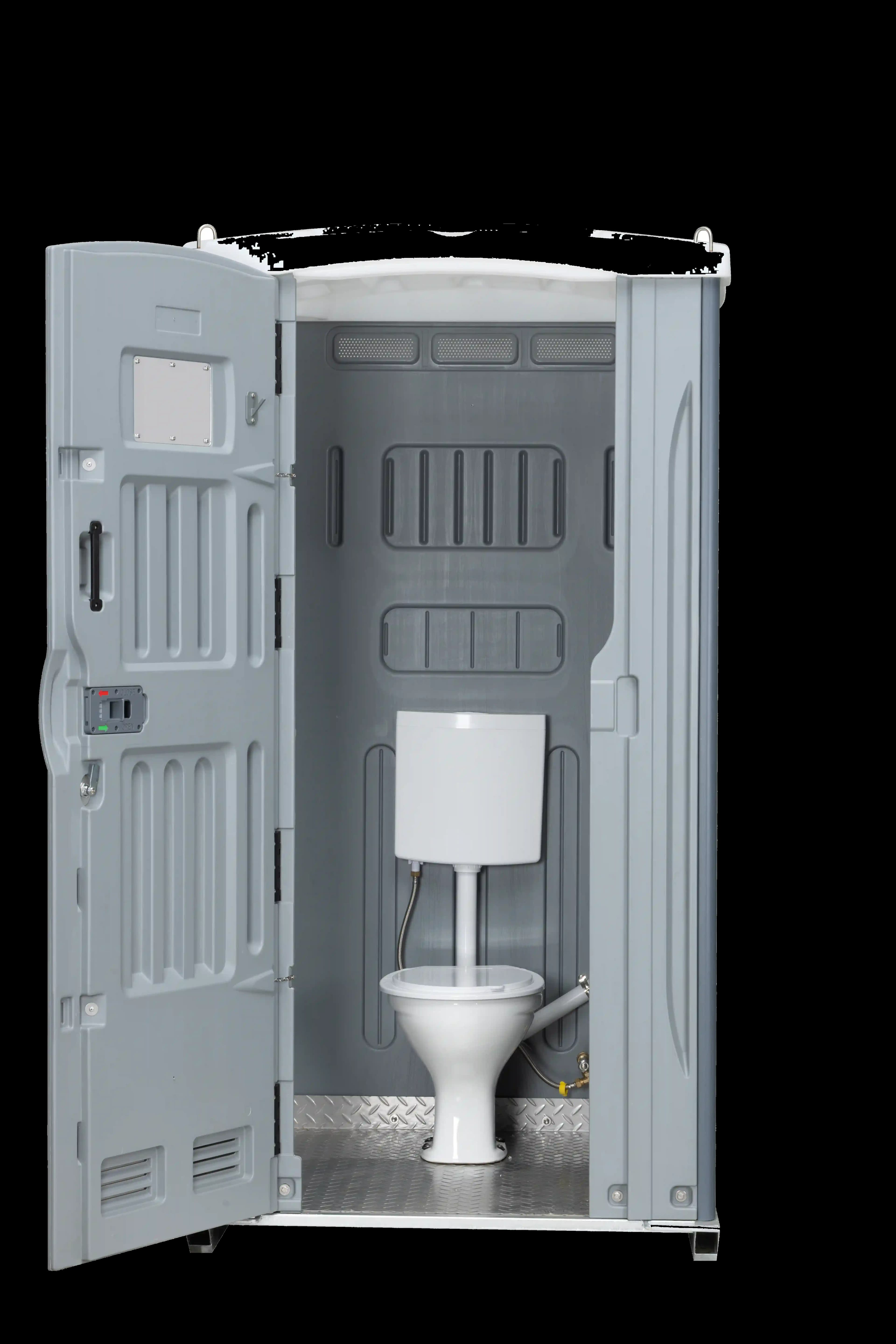 SC-100 sewer connect portable toilet interior